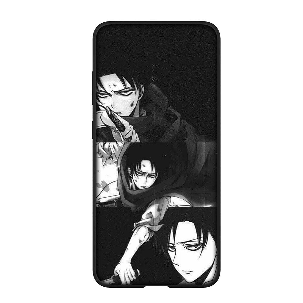 For Motorola Moto Edge 70 60 50 G54 G86 Samsung Galaxy S25 iPhone 17 16 15 Xiaomi Redmi Note 14 13 Pro Case Wallpaper Attack On Titan Eren Jaeger Levi
