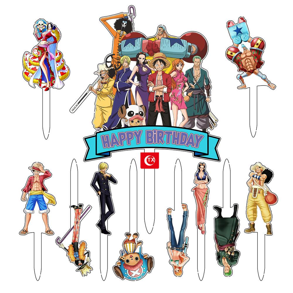 Cartoon Doll Cake Topper for Birthday Party Decoration