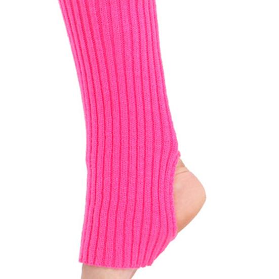 Knitted Stirrup Leg Warmers Women Yoga Socks Over Knee Ribbed Winter Leg Warmers for Girls Gym Fitness Dance Ballet