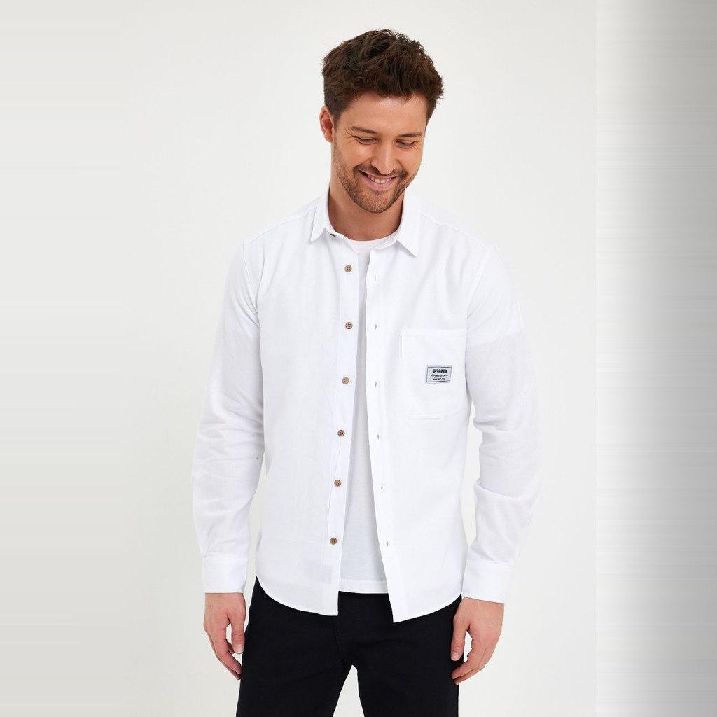 DeepSEA Slim Fit Single Pocket Long Sleeve Shirt 2403016