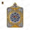 Authentic Mani Huacai · Eight Treasures Gold Wheel Tangka Box Pendant Buddha Talisman