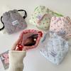 Portable Cherry Drawstring Pouch Multi-purpose Large Capacity Makeup Lipstick Storage Bag Cosmetic Bag