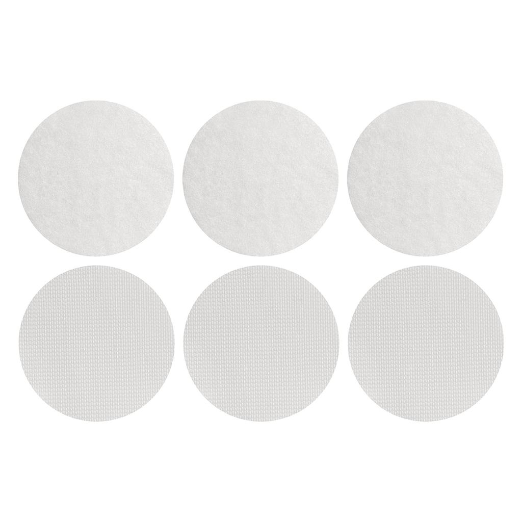 6PCS Non Slip Cushion Pads Round Self Adhesive Back Hook and     Mounting Pad for Sheet Carpet Sting Cushions