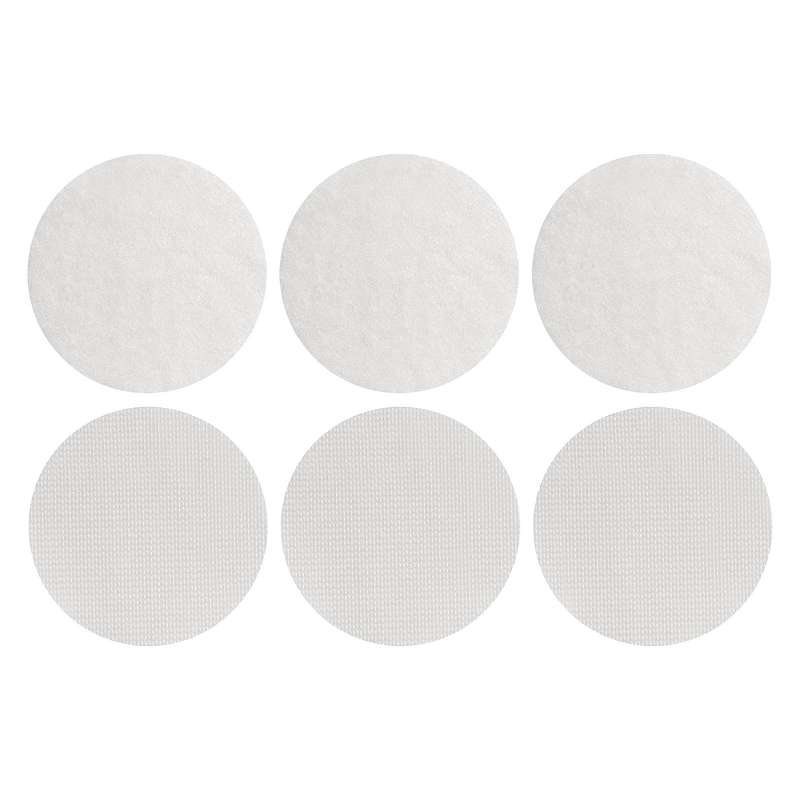

6PCS Non Slip Cushion Pads Round Self Adhesive Back Hook and Mounting Pad for Sheet Carpet Sting Cushions