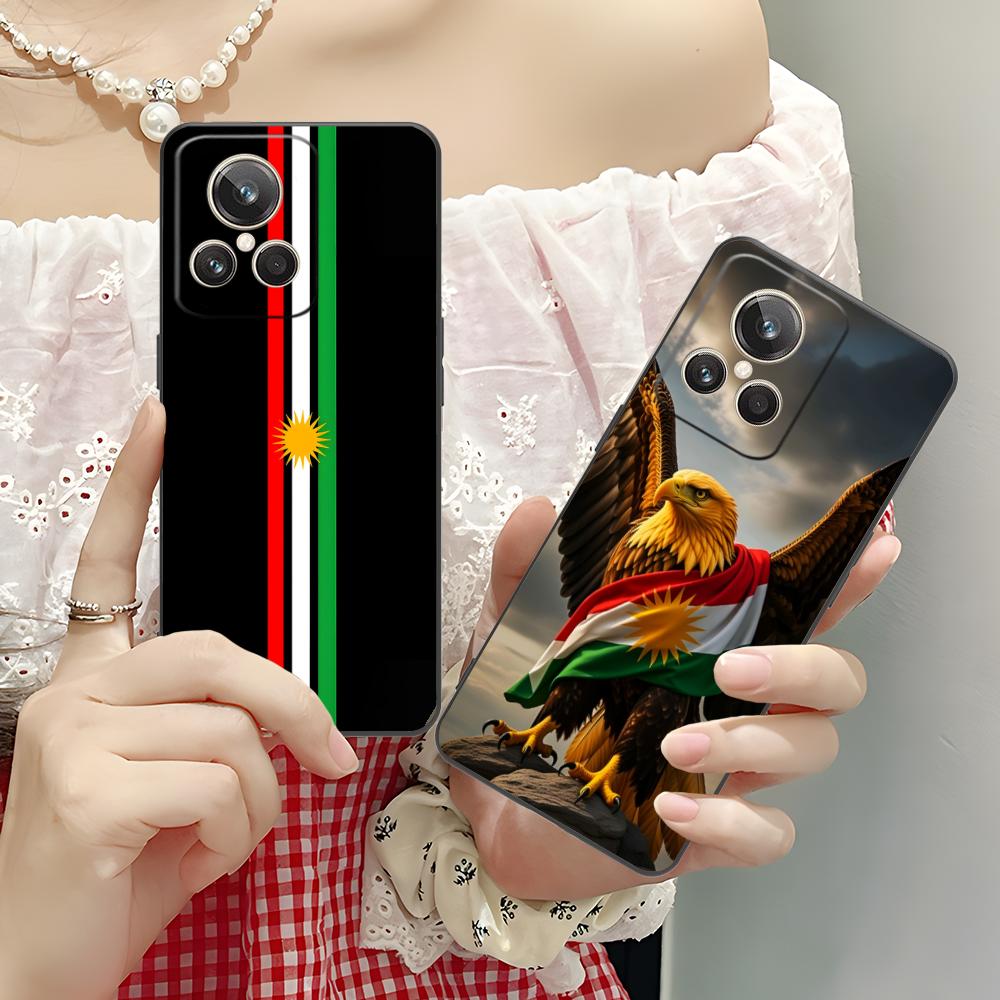 Kurdistan Flag Matte TPU Mobile Phone Case for Realme 15 14 13 12 11 10 9 Pro Plus T i Lite 5G Colorful Printing Cover