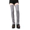 90cm Fashion Knitted Stacked Sock Sleeves Calf Sock Sleeves Slim Leg Stockings Women's Leg Sock Sleeves