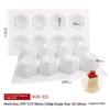 8 Cavity Diamond Polygonal Silicone Cake Mold French Dessert Mousse Pastry Tray Candle Mould Muffin Sweety Baking Tools