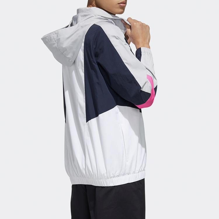 Adidas Neo Loose Fit Sports Hooded Jacket Men Jackets White FN6523