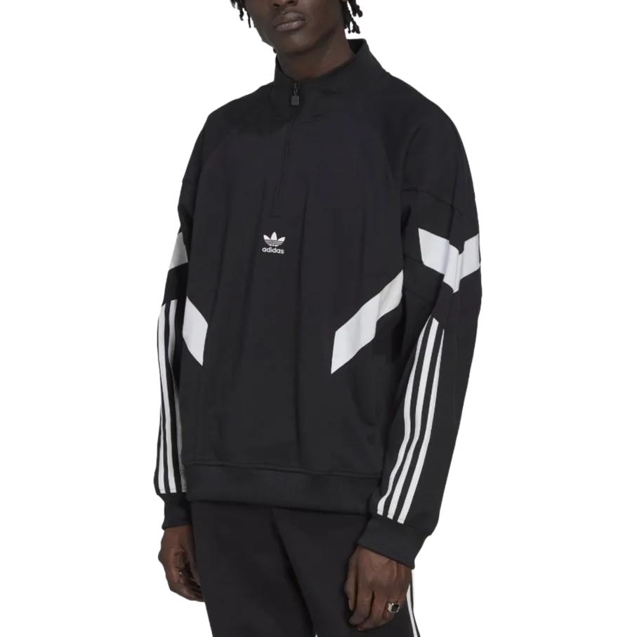 Adidas Originals Hzip Crew Striped Logo Stand Collar Zip Long Sleeve Jacket Men jackets HK7336 XL