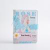 Fu You B6 PU Magnetic Buckle Rose Heartfelt Words Series Cute Girl Character Journal Notebook