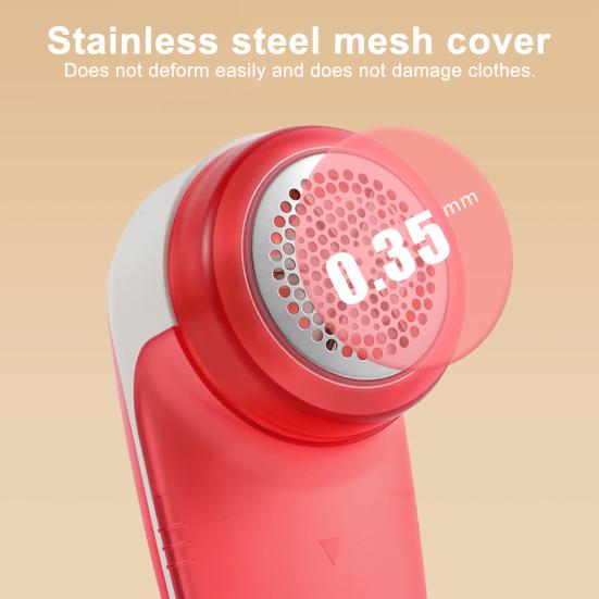 Fabric Shaver Lint Remover Rechargeable 6-Blade Clothes Shaver LED Display