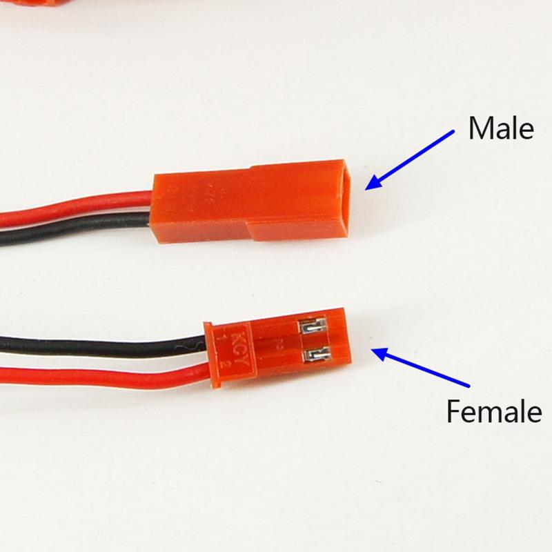 10 sad Micro Mini Jst 2.0 Ph konektor Samec Samec Zástrčka Vodiče Kabely Zásuvka 100M