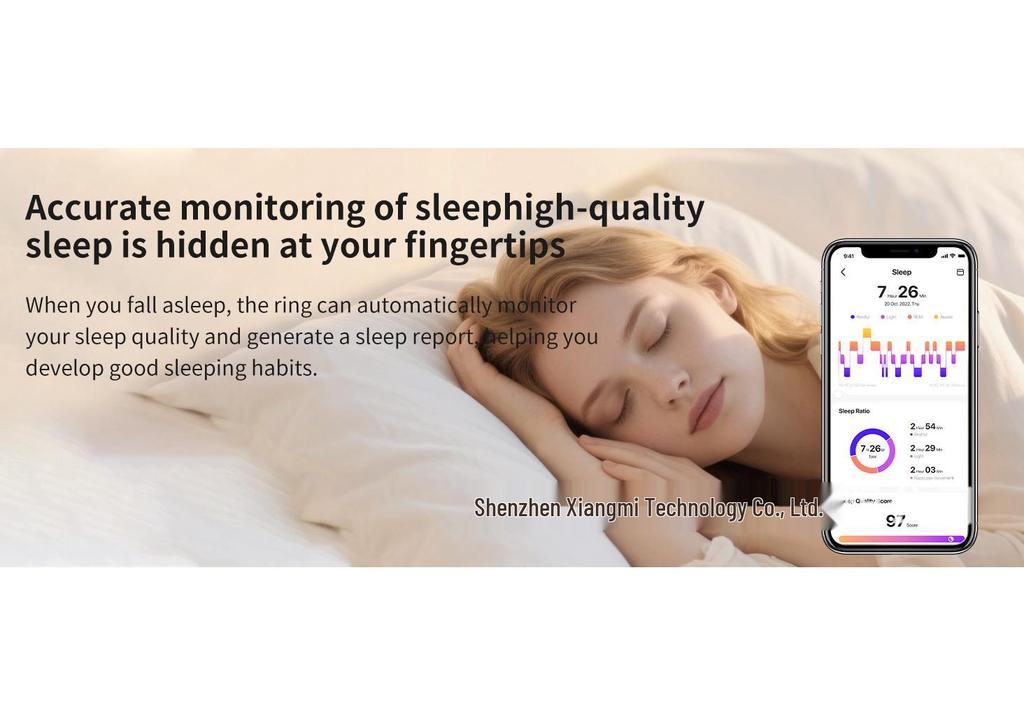 Wasserdichter Bluetooth Smart Ring: Herzfrequenz, Blutsauerstoff, Schlafüberwachung, Emaille-Farbe, Sport-Schrittzähler, Partner-Stil