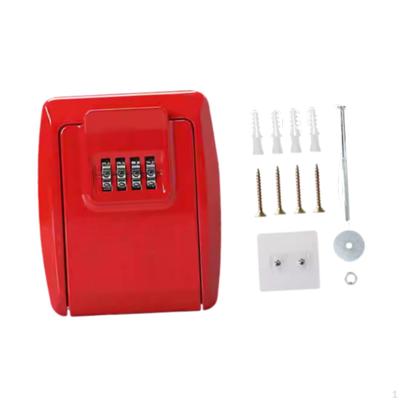 Key Lock Box Alloy Easy Installation Portable Storage Organizer Wall Mounted for Indoor