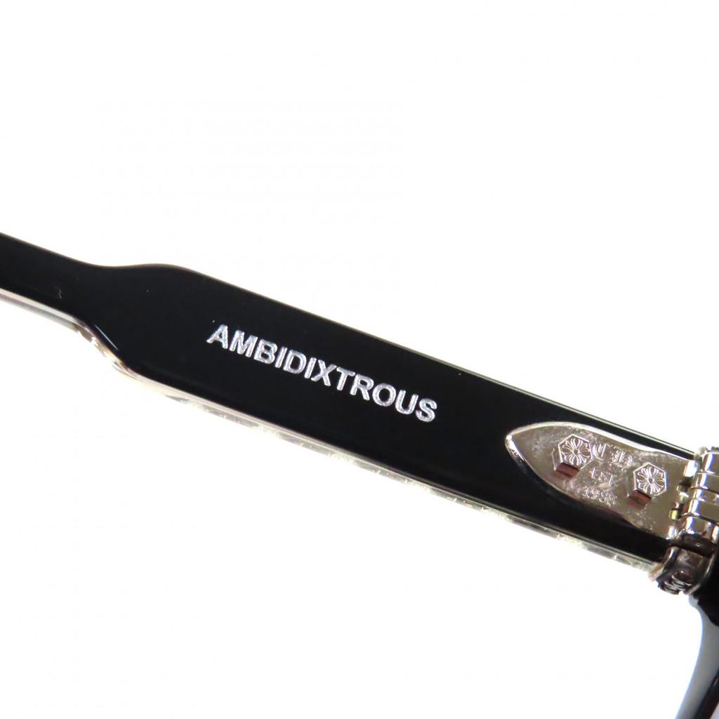 Tolle CHROME HEARTS Brille AMBIDEXTROUS CH Plus Wellington schwarz 925 Herren Gebraucht