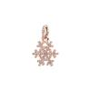 Pandora Shining Snowflake Necklace Set Women Necklace Rose-Gold ZT1060