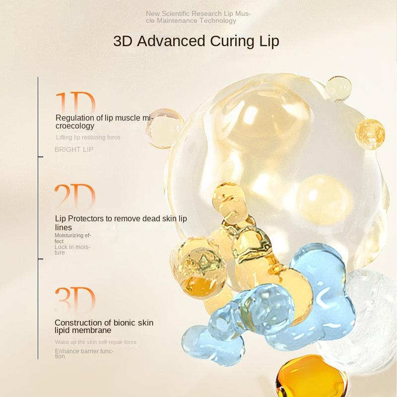 Film de buze ușoare hidratant și fraged, desalinizant, linii de buze Pudră anti-uscată negrasă Balsam de buze hidratant și hidratant