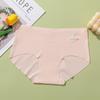 Youth Ice Silk Underwear Set: Strapless Bra & Panties for Girls 8-16