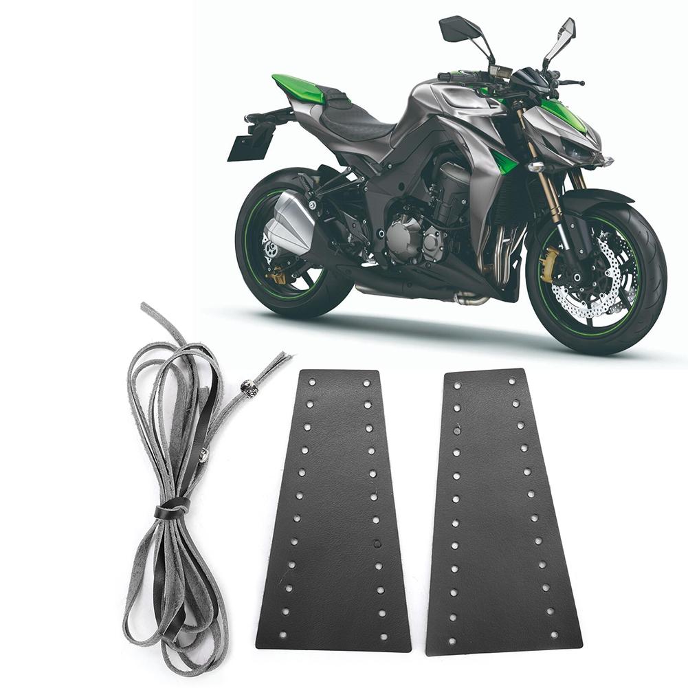 2pcs Motorcycle Lever Brake Cover Microfiber Leather 15-18MMCelsius0.59-0.71in