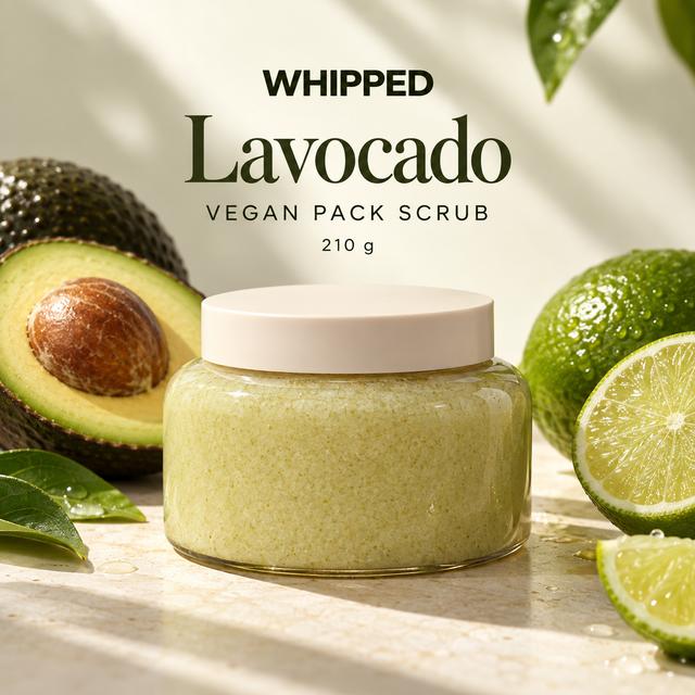 WHIPPED Vegan Pack Scrub 210g 4 Types (KOREAN COSMETICS)