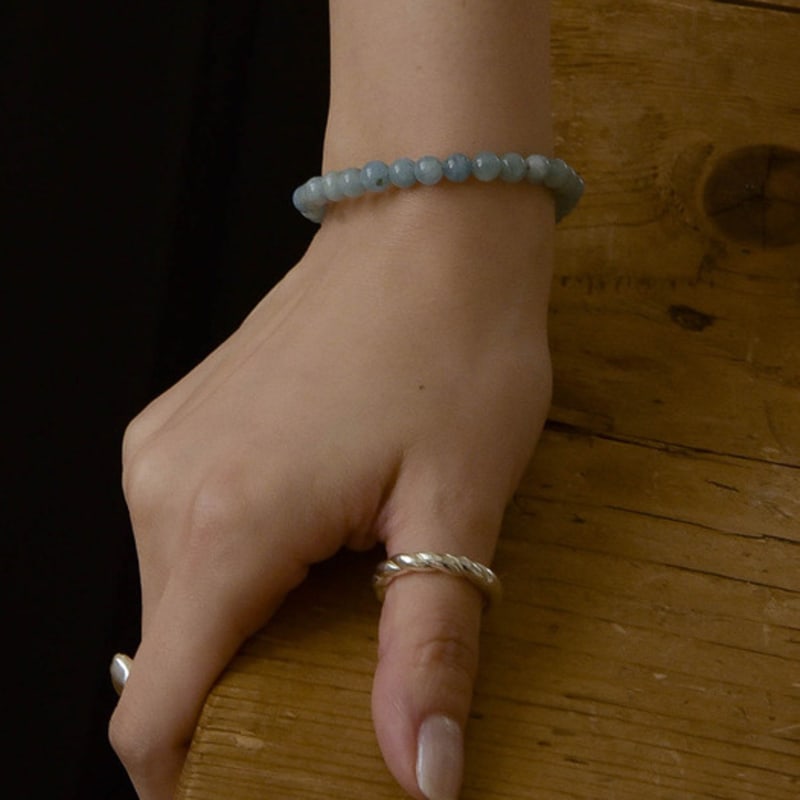 Retro finger Aqua marine Bracelet_SB190