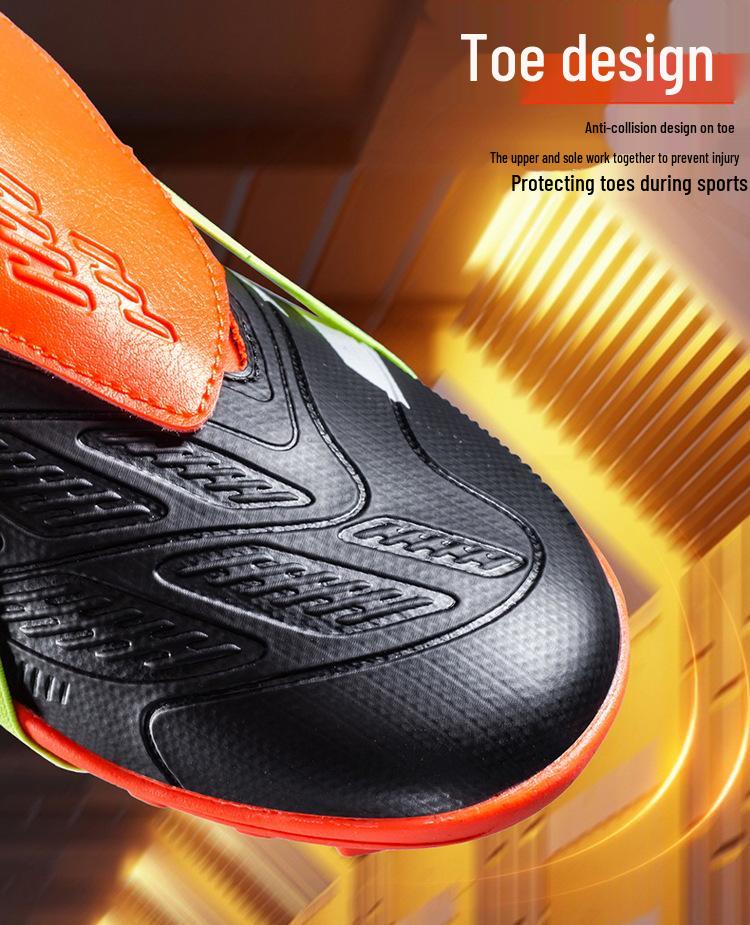 Herren Outdoor Fußballschuhe - Messi Ronaldo Edition mit langen Stollen für Kunstrasen