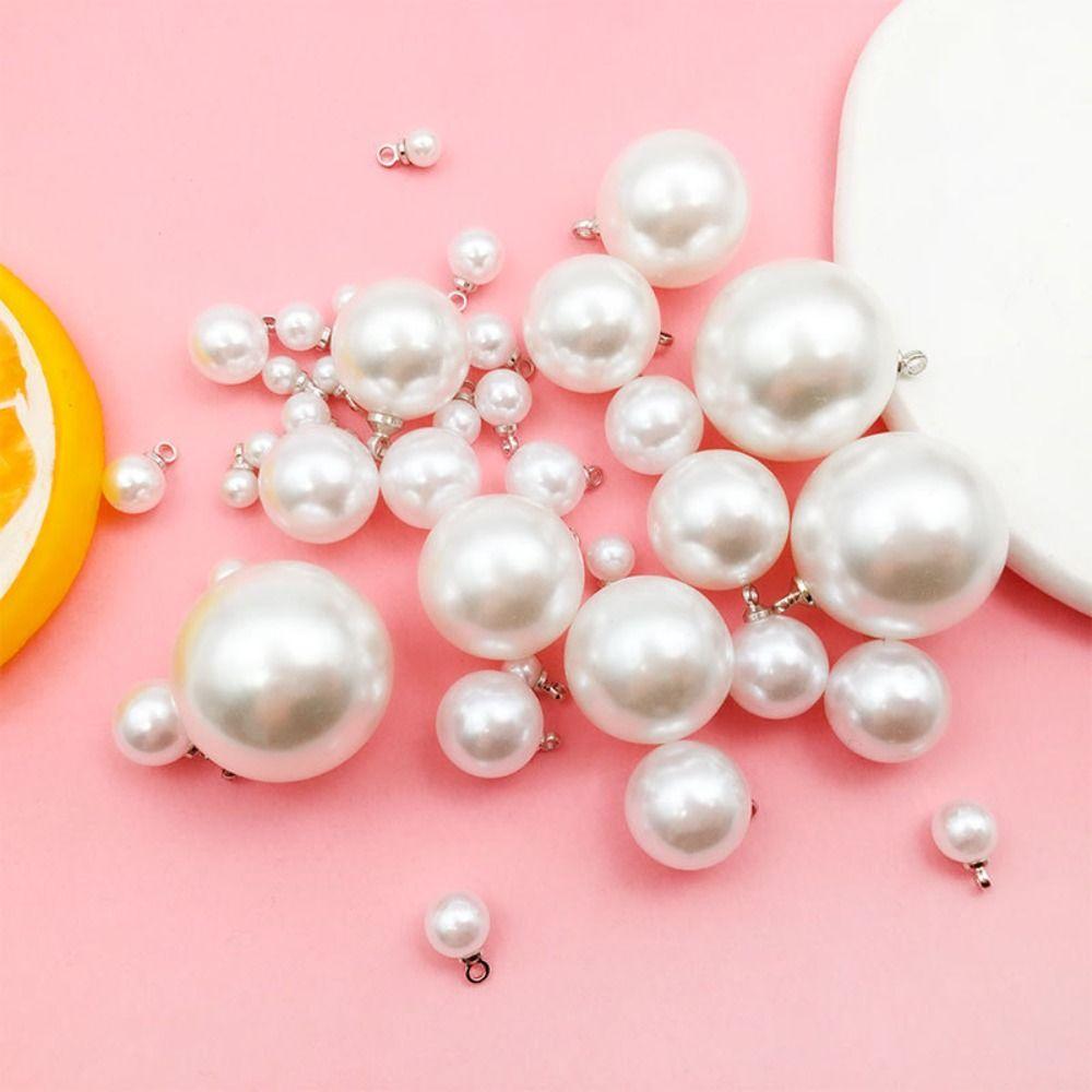 10PCS Clothes Decor Imitation Pearl Handmade Pearl Buttons for Sweater  Girls