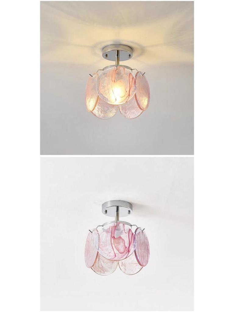 Murano Retro Französische Luxus Deckenleuchte aus der Mitte des Jahrhunderts für Balkon, Flur, Garderobe und Eingang