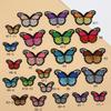 Pack Of 10 Embroidered Butterfly Iron on Patches Embroidered Fabric Patches Sew on Repair Patches For Clothing Jackets