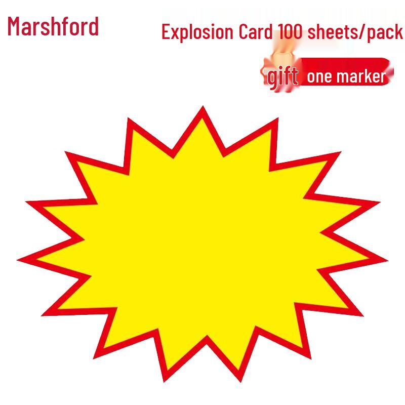 Supermarket Blank Promotion Price Tags