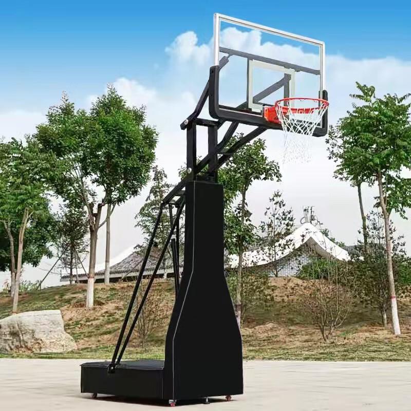 WEZHO Adjustable Portable Basketball Hoop System