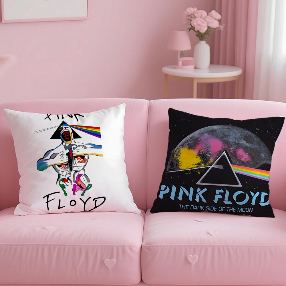 classic band Pink Floyd Cushion Cover Soft  EasyWash Pillow Case  Versatile for Couch Bed Travel and Office