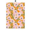 Santorini Lemon Coffee Flowers Abstract Landscape Posters and Prints Wall Art Canvas Painting Pictures For Living Room Home Deco