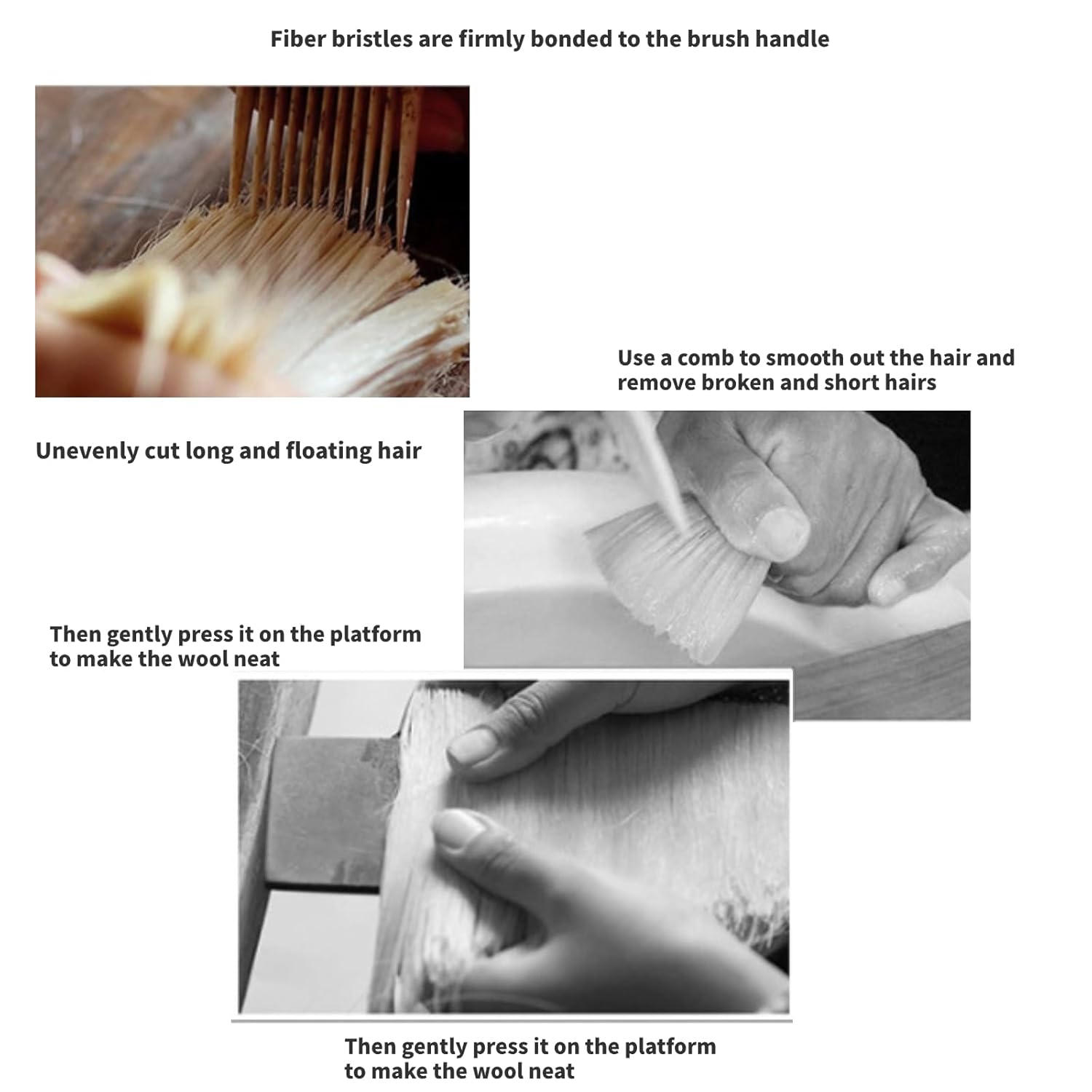 Neck Duster Cleaning Brush,Neck Duster,Large Neck Duster Brush, Oblate Neck Hairbrush Soft Nylon Barber Duster Brush