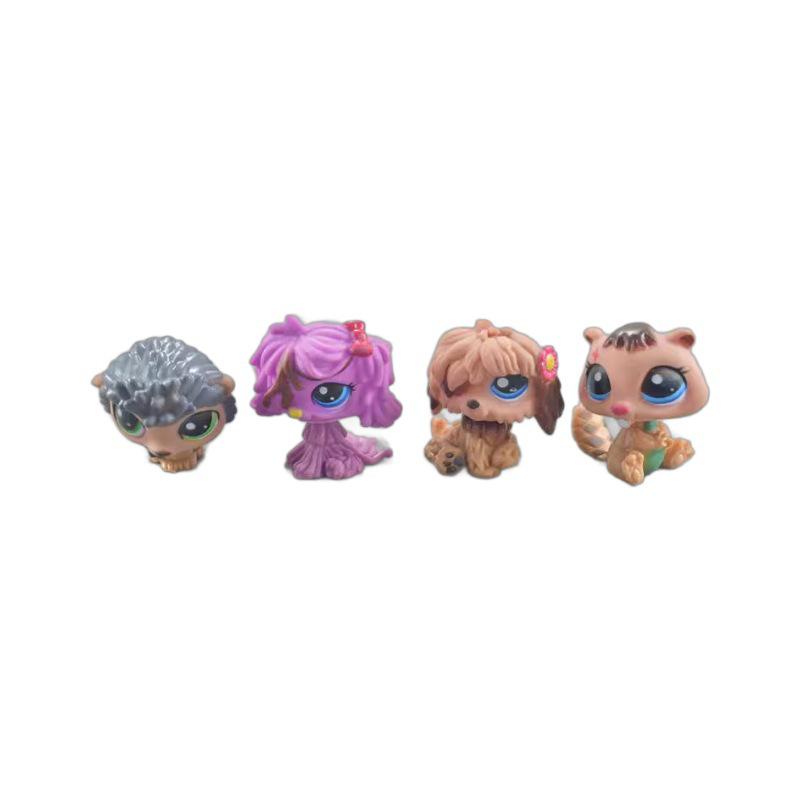 Ensemble de Figurines d'Animaux Miniature Littlest - 24 Ornements d'Animaux de Compagnie