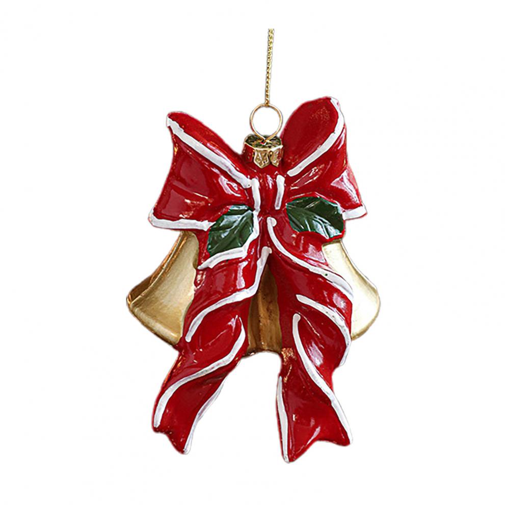 Christmas Ornaments Colorful Christmas Decorations Festive Santa Tree Ornaments Modern Brown Finial Decorations for Vintage