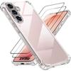 Shockproof Case - BOOLING - for Samsung Galaxy S26 Edge - Transparent Anti-Scratch - 2 Glass Screens