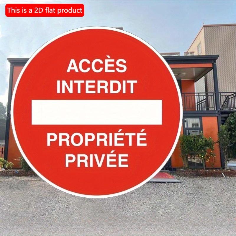 

1pc 2d Flat 20*20cm, Circular Wooden Private Property Sign, for Restaurant Shop, Home, Room, Street, Shop, Garage, Bar, Garden, and Coffee House Decor 20*20cm