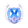 Full Face Snorkeling Mask 180° Panoramic Silicone Dry Top Snorkeling Goggles 2 Snorkeling Tube Leak Proof