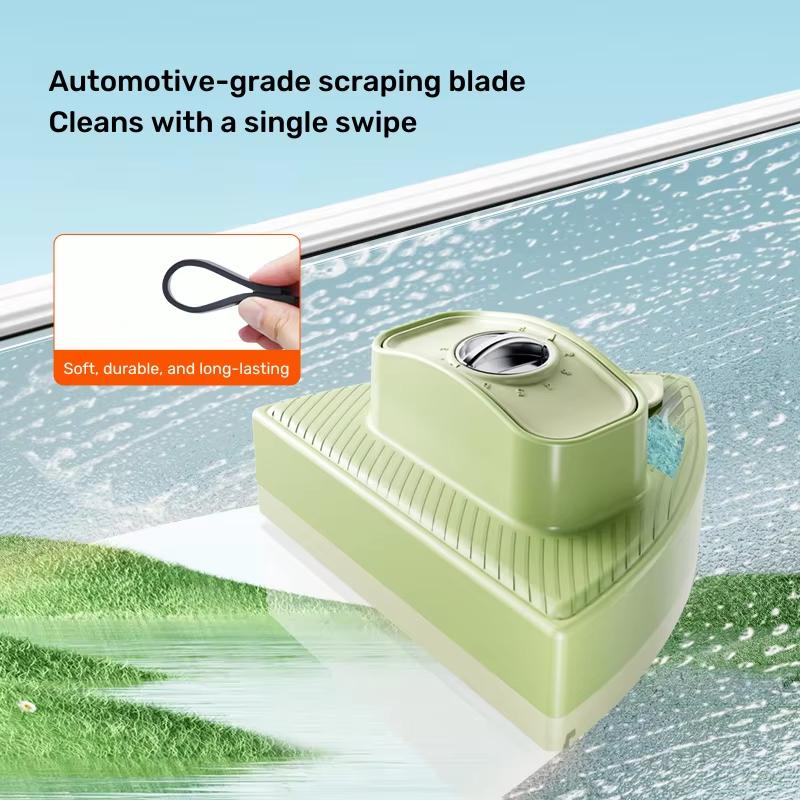 Magnetic Window Cleaner for High Rise and Home Use Adjustable Strength for Various Glass Thicknesses Water Discharge Wiper Glass