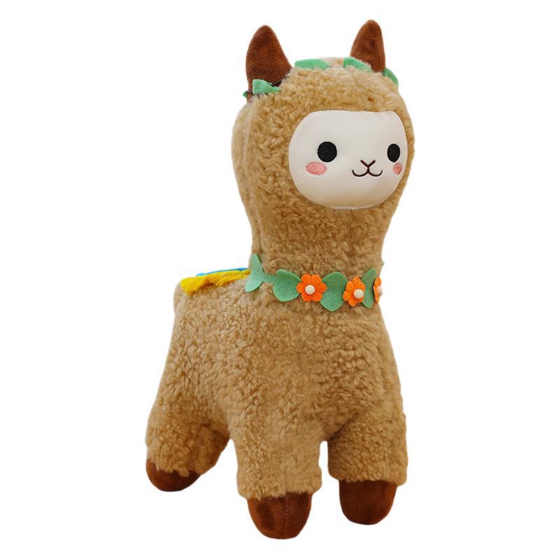 New Product Cute Alpaca Plush Toy Children's Gift Large Home Decoration Ornament Girls Leg Throw Pillow