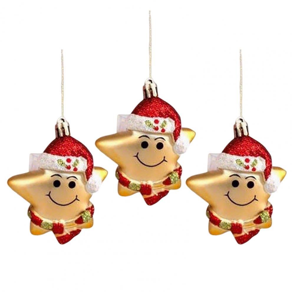 

Festive Holiday Decorations Lightweight Christmas Tree Ornaments Festive Christmas Tree Ornaments Set Hand-painted Hat for Home