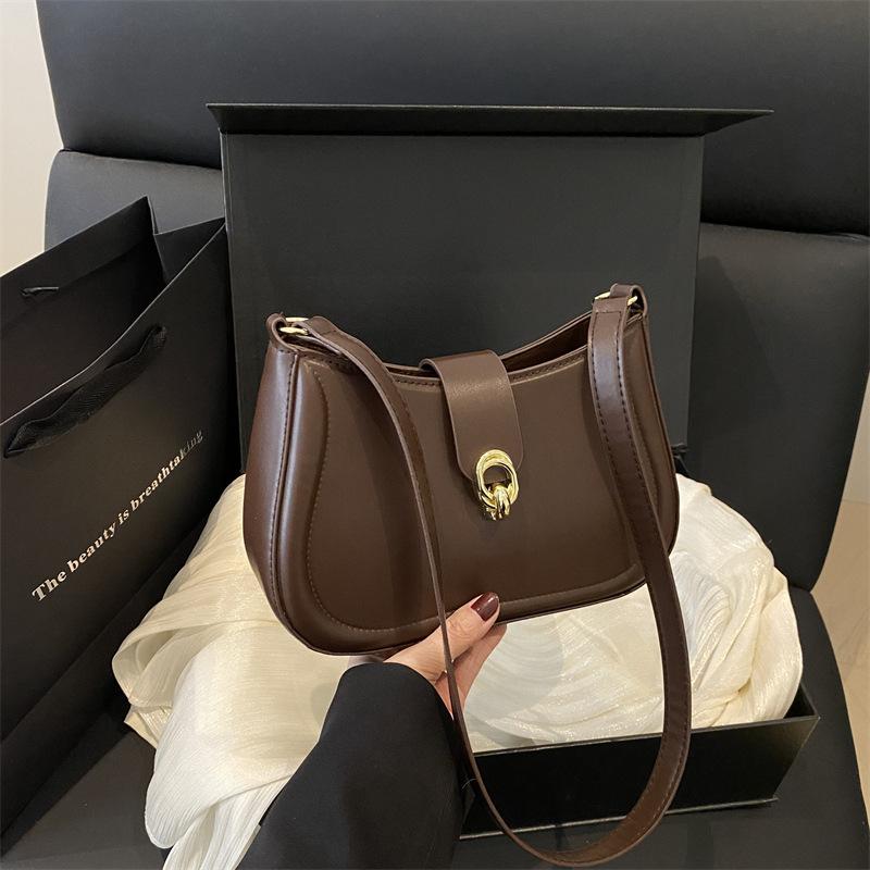 This year, the popular small bag women's 2025 new niche popular versatile portable small round bag texture foreign style messenger bag
