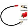6mm Thread Air Hose Suitable for Most Inflators 100CM Flexible Tube Quick Connection Tire Inflation Accessory for Auto