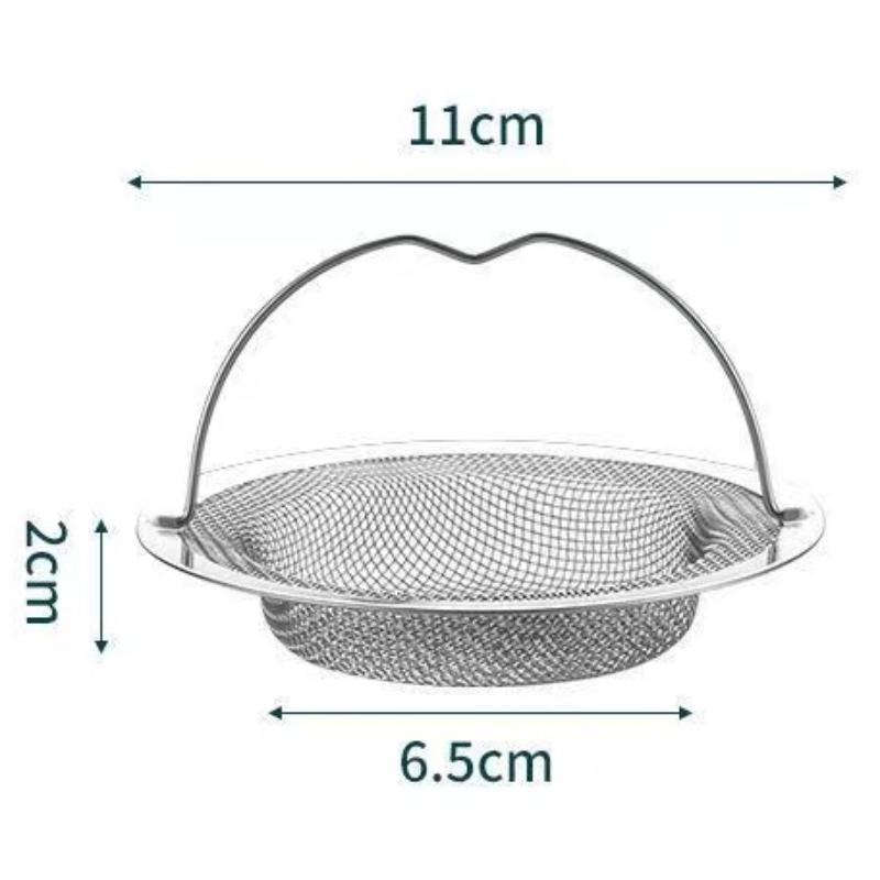 

Фильтр для кухонной раковины из нержавеющей стали, утолщенный универсальный старомодный фильтр для бассейна, раковина для мытья, фантастический инструмент для фильтрации