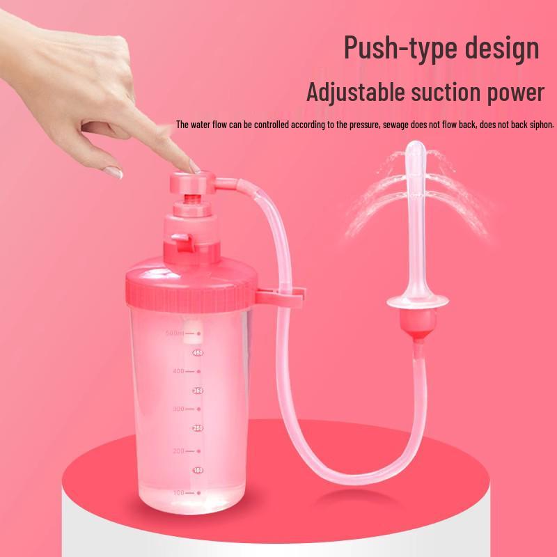 

Многоразовое устройство для женской гигиены - Домашнее вагинальное спринцевание для гинекологического ухода Pink Storage Bag