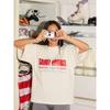 New Printed T-shirt Western Style New Fashion Casual Loose Print Letters Short Sleeve T-shirt Top