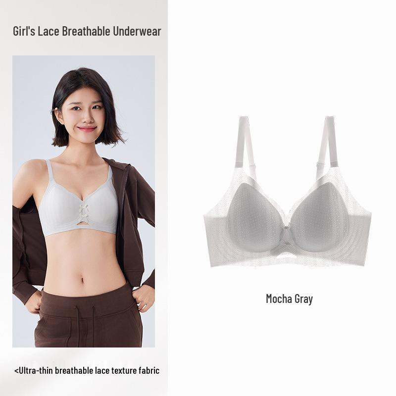 Sweet Girl Seamless Ultra-thin Breathable Jelly Strip Bra – Soft, Comfortable Support for Side Breasts