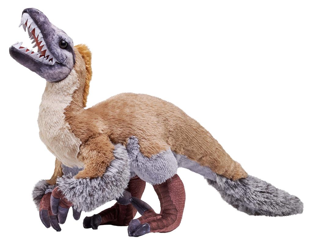 Wild Republic Artist Velociraptor Plush Dinosaur W19 X D50 X H32cm