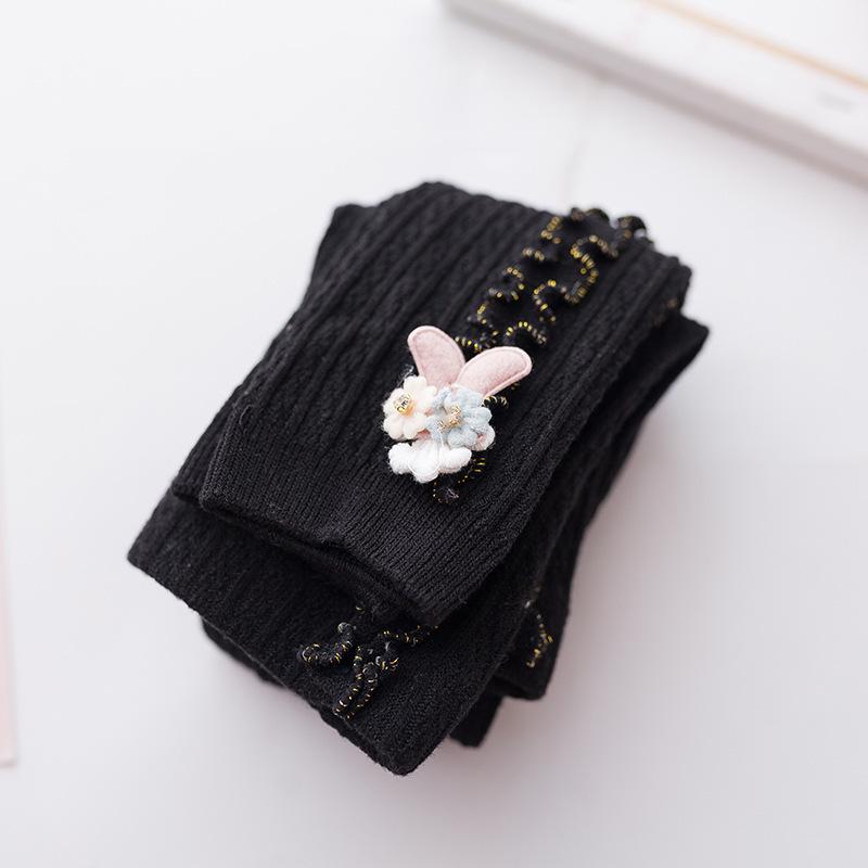 Cute Cotton Baby Leggings: Spring/Autumn Thin Style Footed Tights for Small/Medium Kids